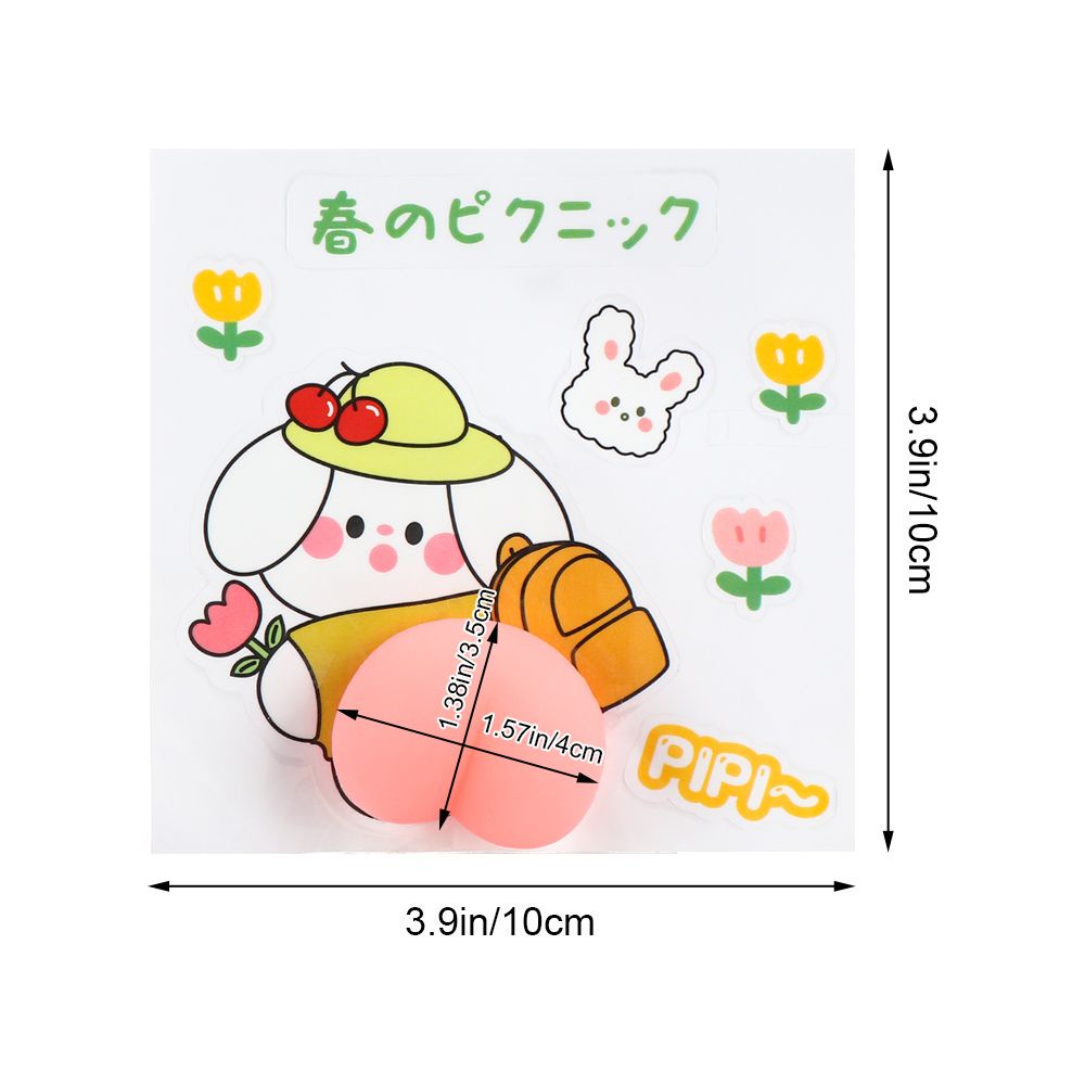 Miếng Dán Trang Trí Cửa Xe Hơi Hình Hoạt Hình 3d Bằng Silicon Chống Va Chạm Chống Trầy Xước | BigBuy360 - bigbuy360.vn