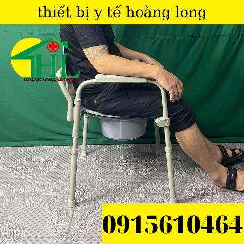 Ghế Bô Vệ Sinh Người Già, Bà Bầu Có Điều Chỉnh Cao Thấp Lucass G8-Hàng Cao Cấp