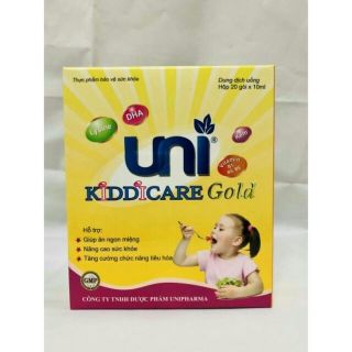 KÍCH THÍCH ĂN NGON VÀ TĂNG SỨC ĐỀ KHÁNG CHO BÉ - UNI KIDDICARE GOLD