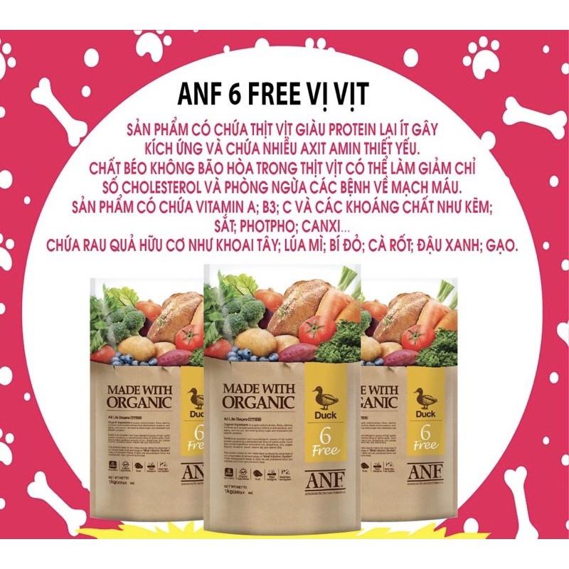 THỨC ĂN HẠT CHO CHÓ ANF 6FREE