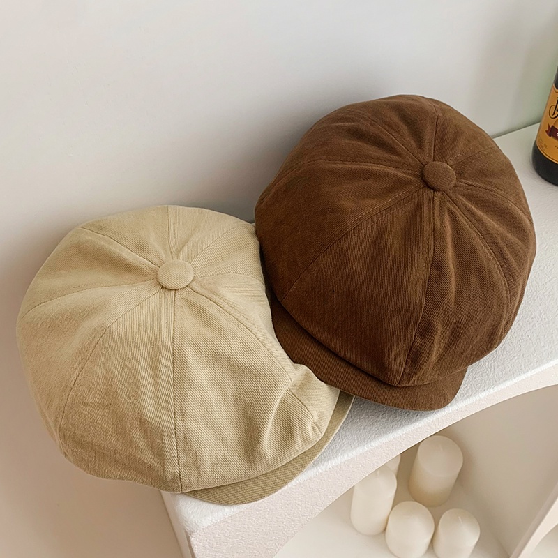 Mũ Beret Đơn Giản Phong Cách Retro Nhật Bản Cho Nữ
