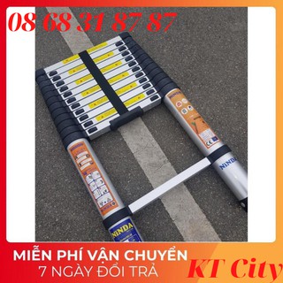 [ 4M4 - NINDA NHẬT BẢN ] Thang Nhôm NINDA NHẬT BẢN Rút 4M4 - BH 24 Tháng