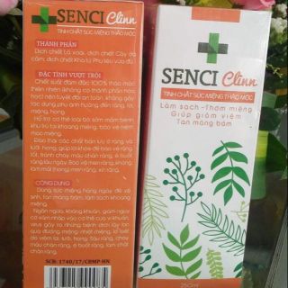 Tinh chất xúc miệng SENCI Clinn