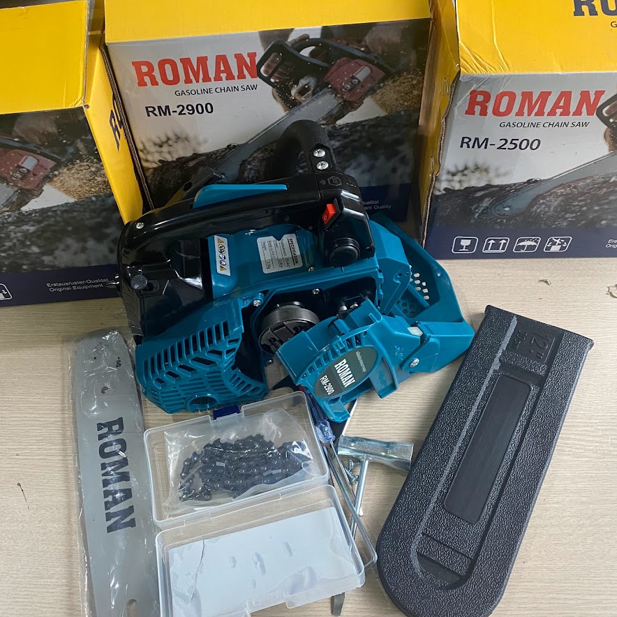 Máy Cưa Mini Roman 2900 Động Cơ 2 Thì, Đường Kính Nòng 25mm Siêu Khỏe, Siêu Bền, Chất Lượng Tuyệt Đối
