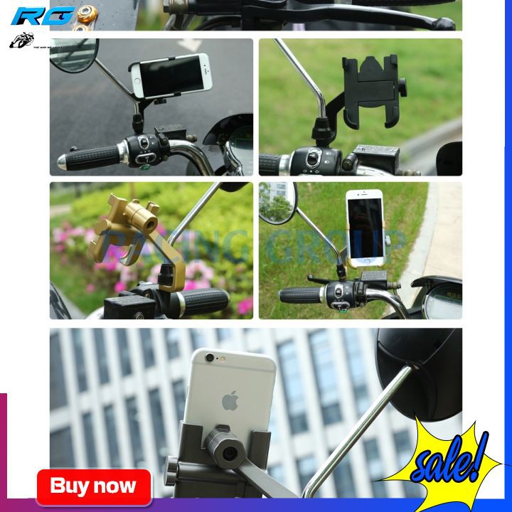 Giá Đỡ Gắn Xe Máy Kim Loại | Kẹp Điện Thoại Xe Máy Kim Loại C2 | BigBuy360 - bigbuy360.vn