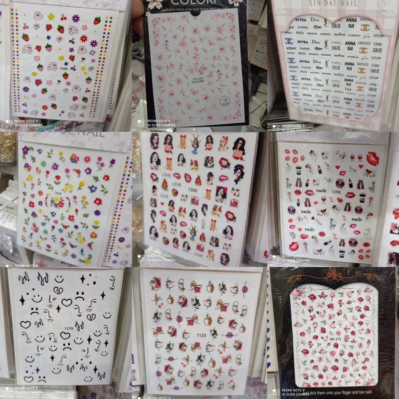 Sticker trang trí móng mua 10 tặng 1 - LanChiNail