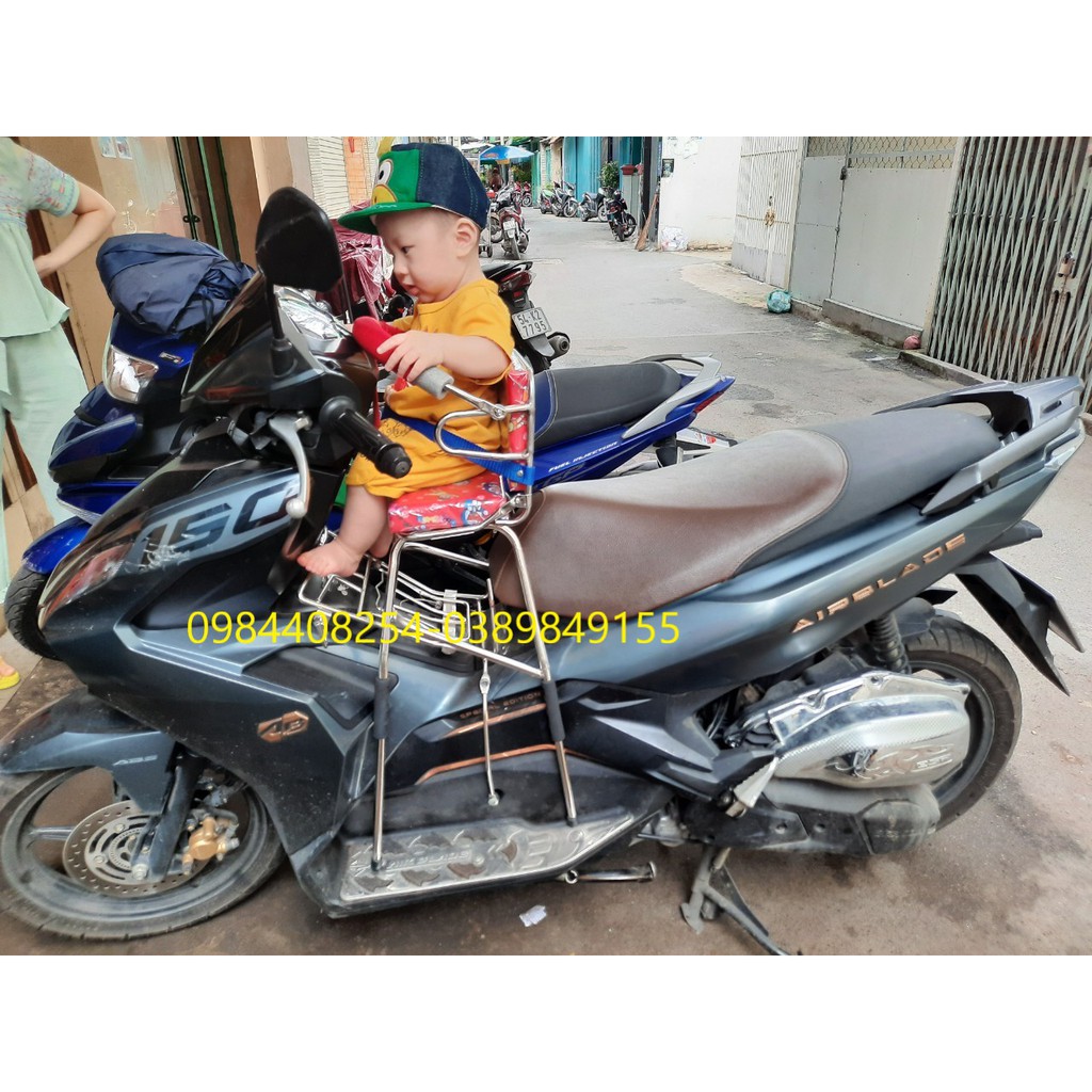 Ghế ngồi xe máy cho bé xe AB - PCX - NVX (Ghế 4 chân) | Shopee Việt Nam