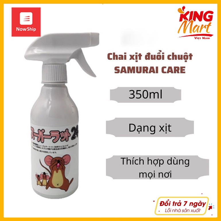 Chai Đuổi Chuột Nhật Bản Samurai - Hiệu quả - An Toàn