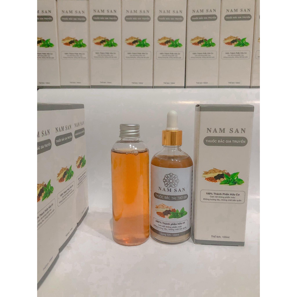 Thuốc bắc thảo mộc gia truyền tái tạo da + Tặng kèm dưỡng hồng da thiên nhiên 100ml