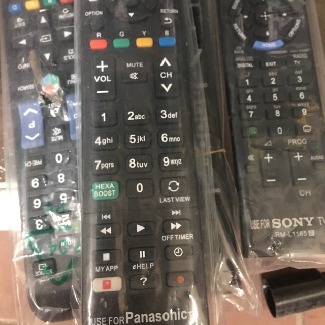 điều khiển remote tivi panasonic đa năng dùng cho máy mỏng