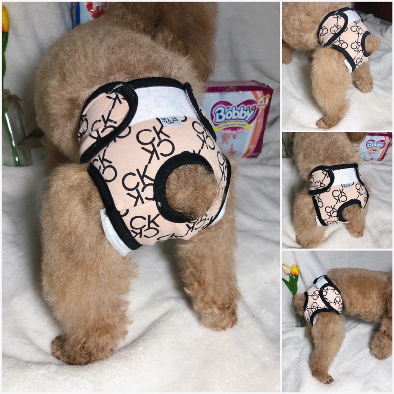 Quần sinh lý Ck cao cấp cho chó mèo/quần sinh lý cún cái