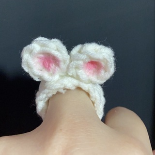 Nhẫn đan len cute dành cho các cặp đôi, bé gái