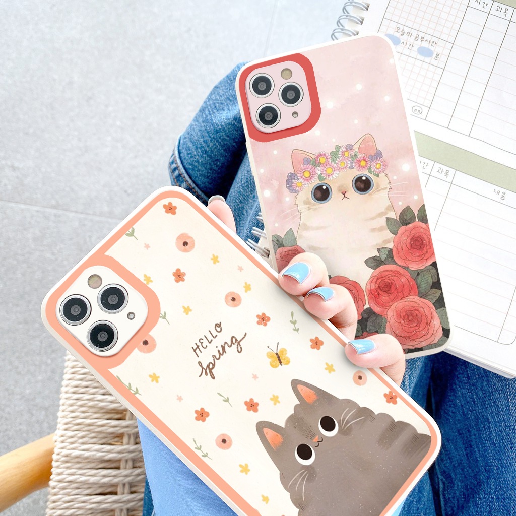 ỐP LƯNG IPHONE Mèo Ngây Ngô ngầu ốp iphone 12 pro/13pro/13promax/7/7+/8/8+/X/XS/XSM/11/11PMROMAX tr307