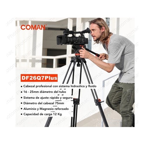 Chân máy quay Coman DF26 (Q7PLUS)