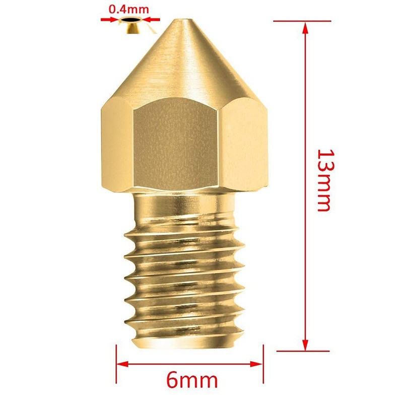 Bộ Đầu Phun 1.75 / 0.4 mm + 10 Dụng Cụ Vệ Sinh Máy In 3d