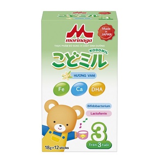Sữa MORINAGA KODOMIL Hương Vani cho bé trên 3tuổi 216Gam