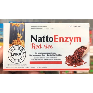 NattoEnzym Red rice (gạo đỏ) – Hỗ trợ giảm cholesterol, làm tan cục máu đông – Nguyên liệu Nhật Bản