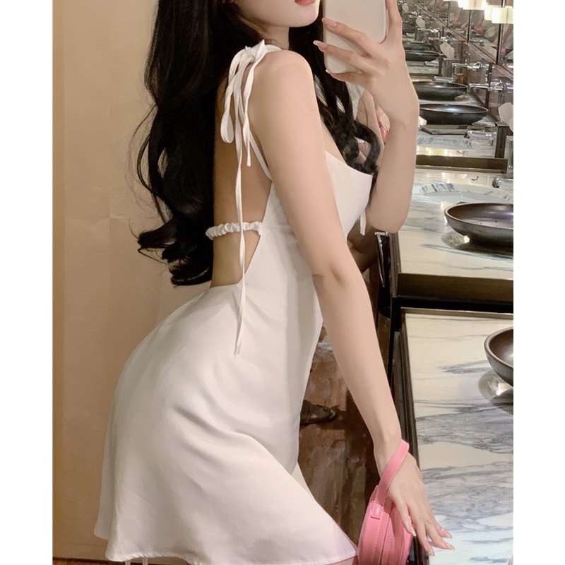 Đầm Sát Nách Cột Dây Thời Trang Mùa Hè Quyến Rũ Cho Phái Nữ