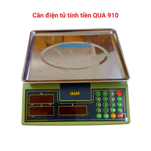 [ Hàng Loại 1 ] Cân điện tử tính tiền QUA-910-30kg/0,5g bán hàng tạp hóa,siêu thị