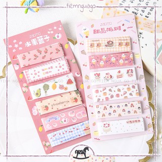 Set 120 Sticker Dạng Washi Cắt Sẵn Zaomo Hình Dán Deco Sticker Dán Sổ, Trang Trí Sổ Bullet Journal - Tiệm Ngựa Gỗ