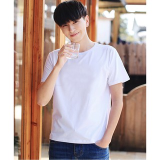 [ Rẻ vô địch ] Áo thun nam nữ tay ngắn màu trắng - vải cotton , giá rẻ tận xưởng