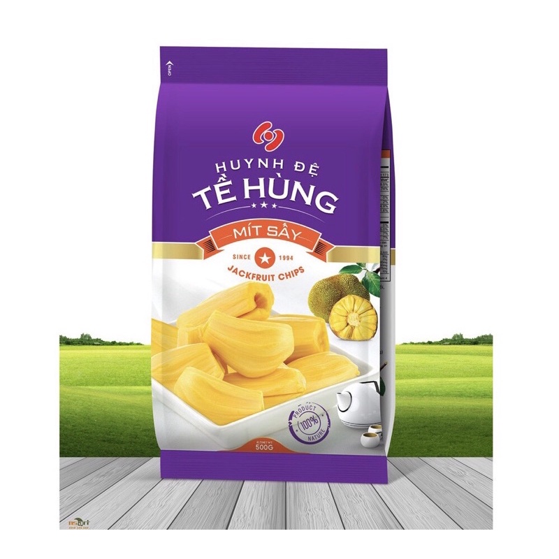 Mít sấy Tề Hùng thơm ngon giòn tan nguyên múi 250g Mít sấy ngon mới