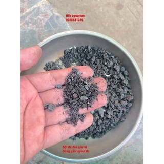 Bột đá đen ghép layout đá - lũa . túi 500 gram