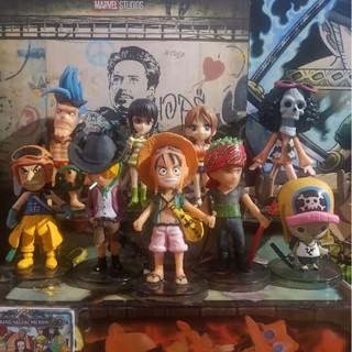 Mô hình One Piece - 9 thành viên băng Mũ Rơm