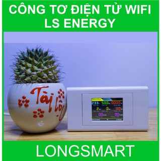 Công tơ điện tử WiFi LS Energy màn hình cảm ứng