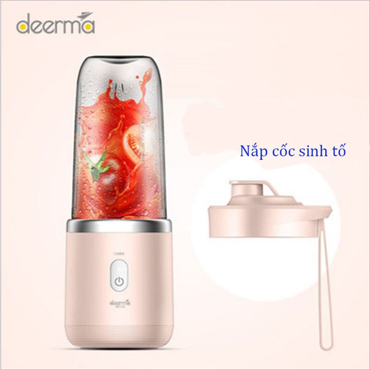 [HÀNG CHÍNH HÃNG - FREESHIP] Máy xay sinh tố Deerma Mini Juice Blender Tiện Dụng thông minh, dùng pin