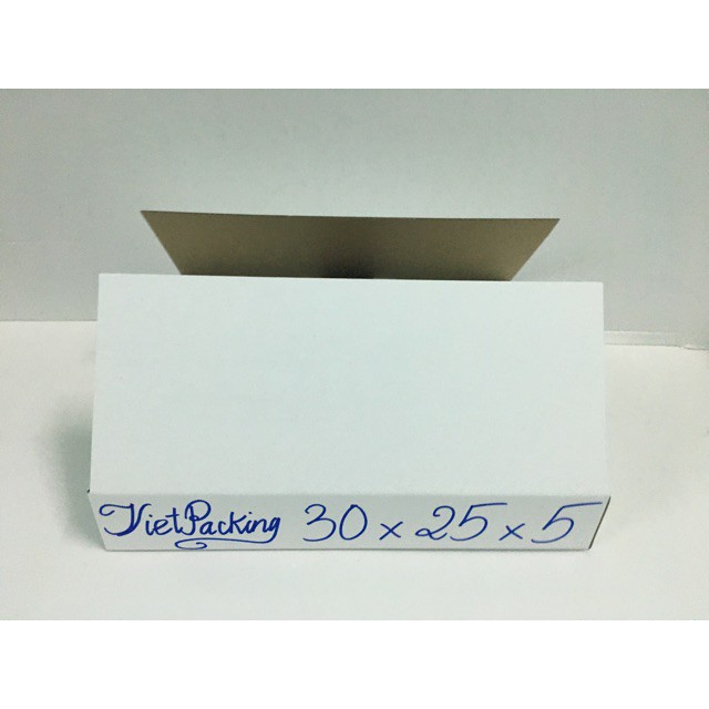 [DÙNG LÀ SANG] 20 hộp carton đựng quần áo size 30x25x5 màu trắng