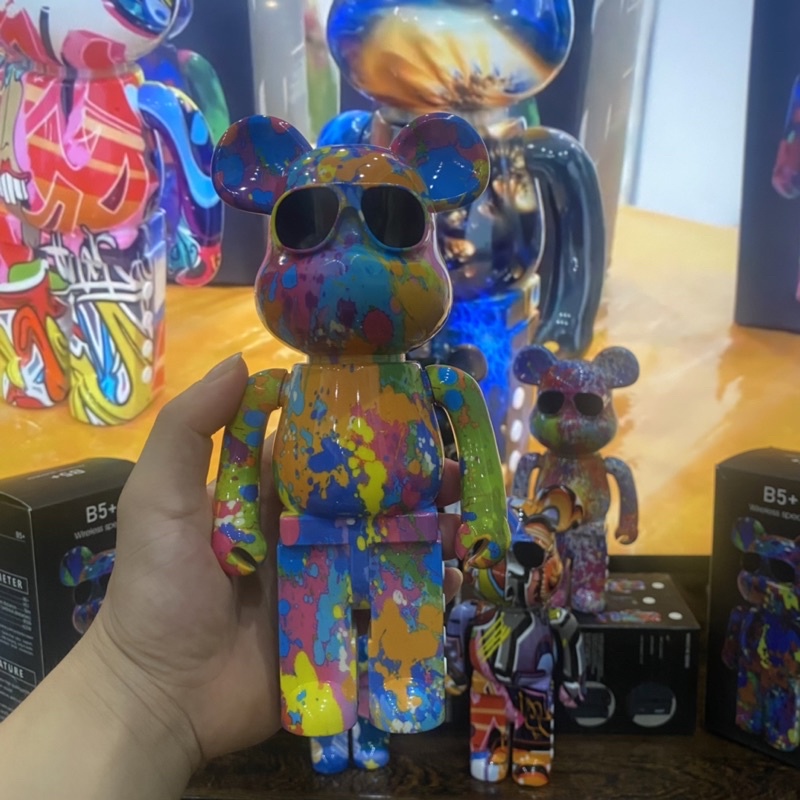 Loa Bluetooth B5+ Hình Gấu Bearbrick Kaws 2022, Âm Thanh Sống Động