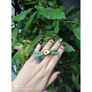 kẹp tóc hình quả bơ cho bé