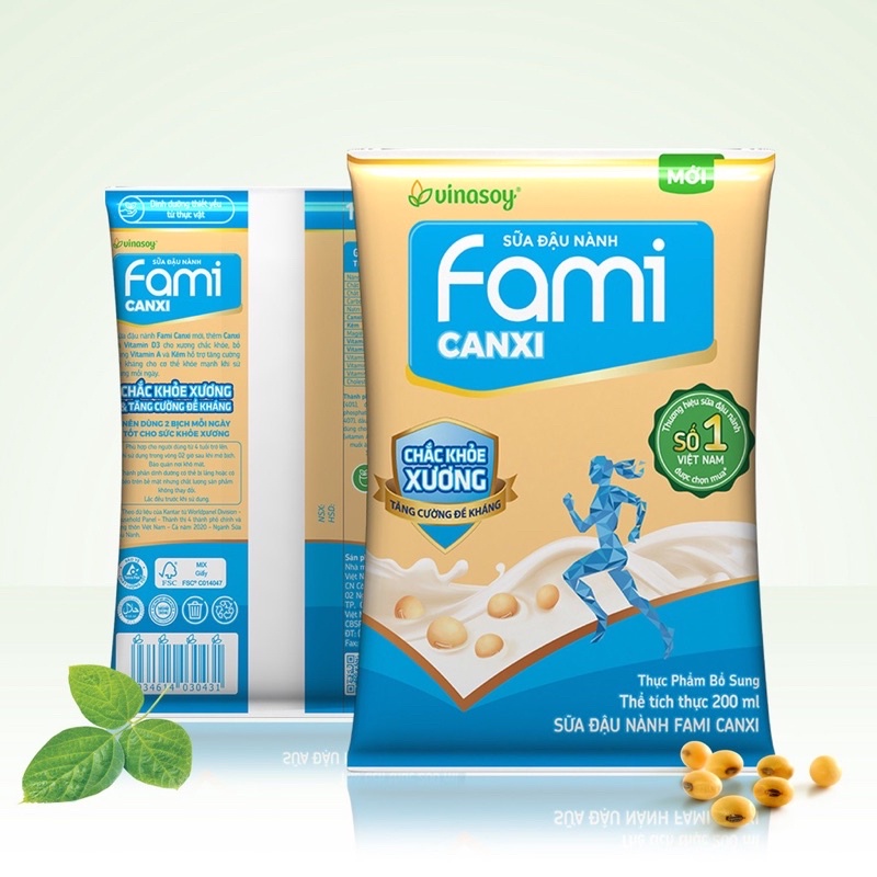 Combo 10 Bịch Đậu Nành FAMI - 200ml