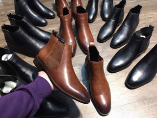 Giày chelsea boots da thật 100%
