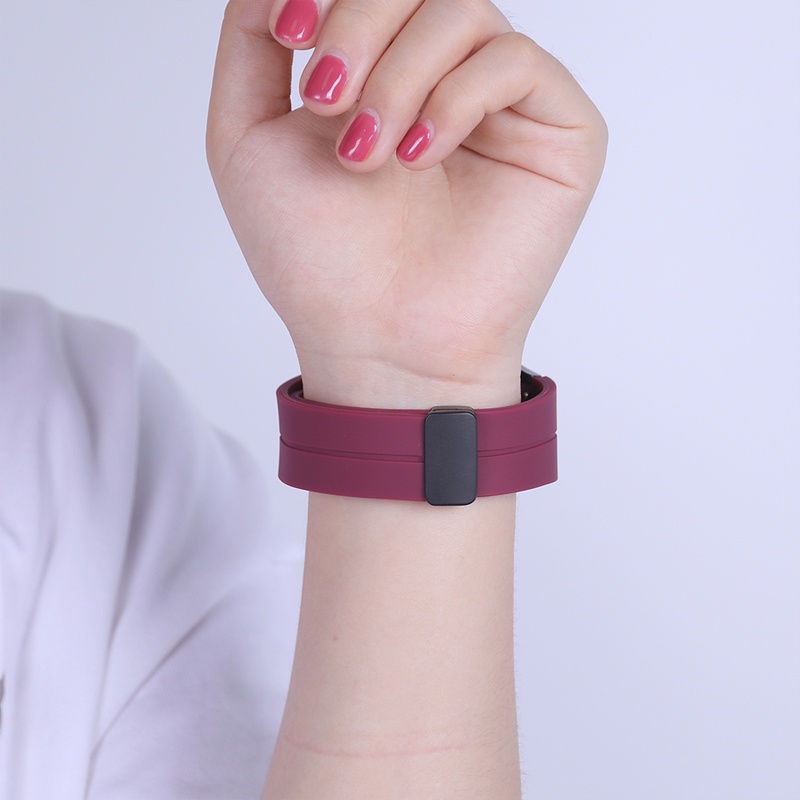 Dây đeo silicon khóa nam châm Samsung Galaxy Watch 6,Watch 5,Watch 4