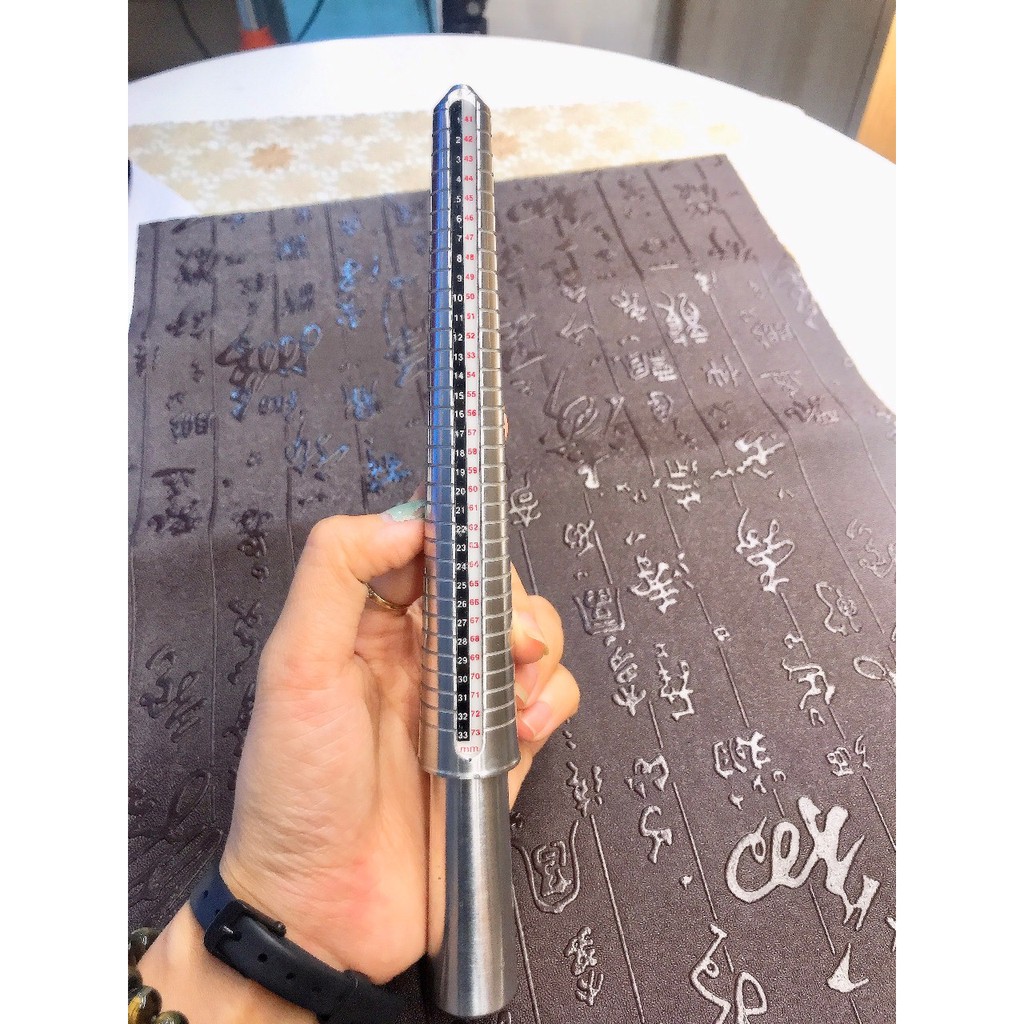 Cây đo ni nhẫn, hỗ trợ đo ni nhẫn các loại, phù hợp với cửa hàng kinh doanh trang sức, nhẫn phong thủy