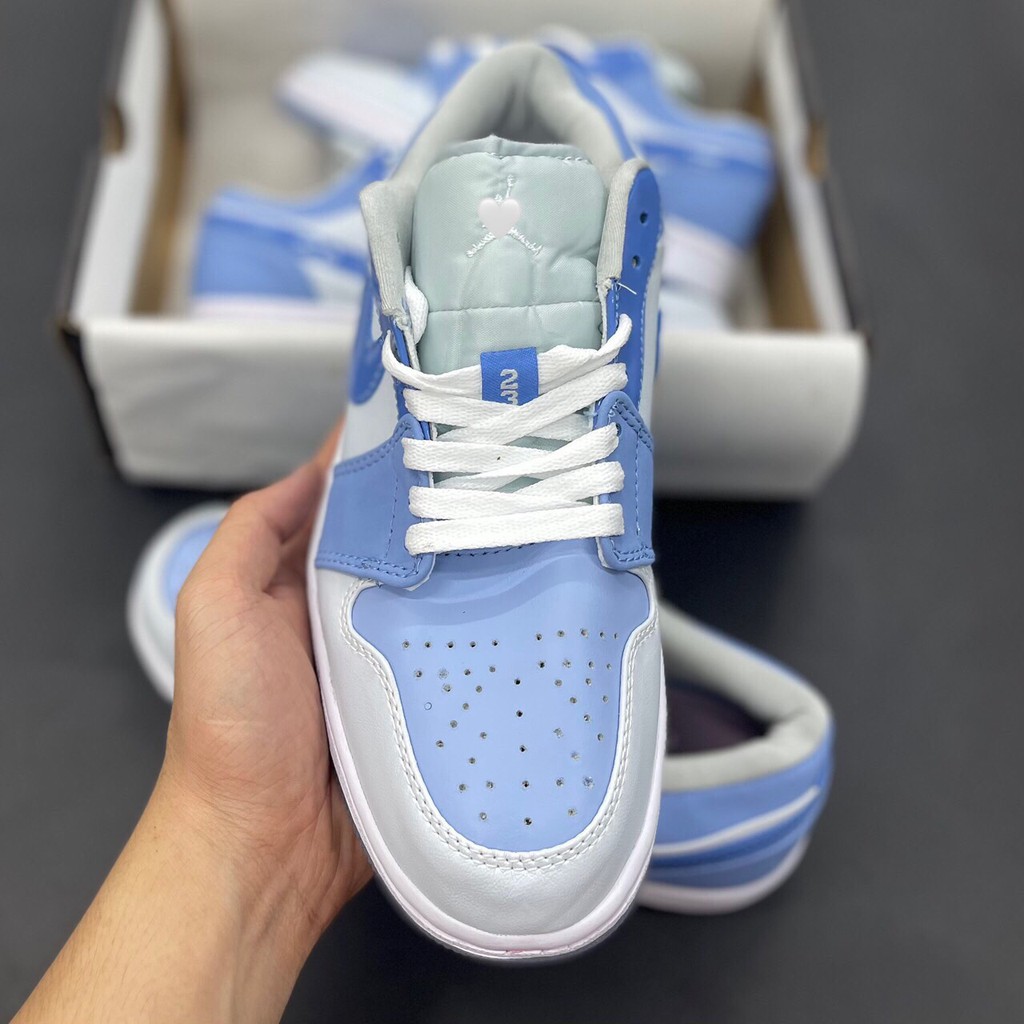 Giày Sneaker JD Mắt Xanh Giày Thể Thao Nam Nữ Thấp Cổ Full Phụ Kiện