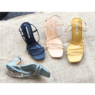 sandal nữ gót ngang 7p