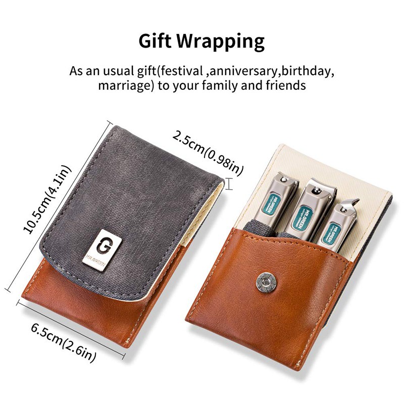 Bộ Dụng Cụ MR.GREEN Chăm Sóc Móng Bằng Inox