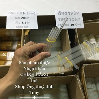 Ống thuỷ .tinhthí nghiệm10 ống
