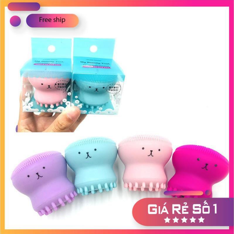 BẠCH TUỘC RỬA MẶT SILICONE CAO CẤP có sỉ [GDTI_24H]