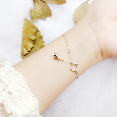 Vòng tay nữ 💖FREESHIP💖 [Giảm 20k cho đơn từ 250k] lắc tay mèo con phong cách Hàn Quốc M-22 | BigBuy360 - bigbuy360.vn