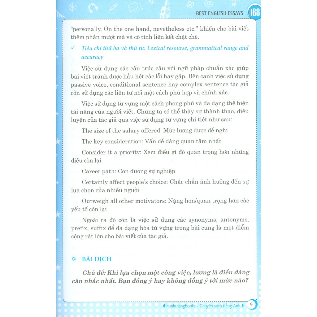 Sách - 168 Bài Luận Tiếng Anh Hay Nhất