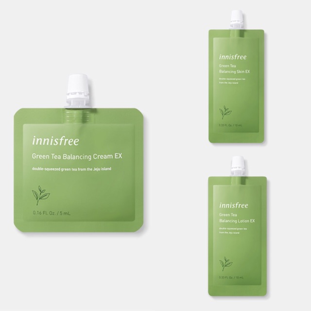 Gói dưỡng trà xanh Innisfree Green tea balancing