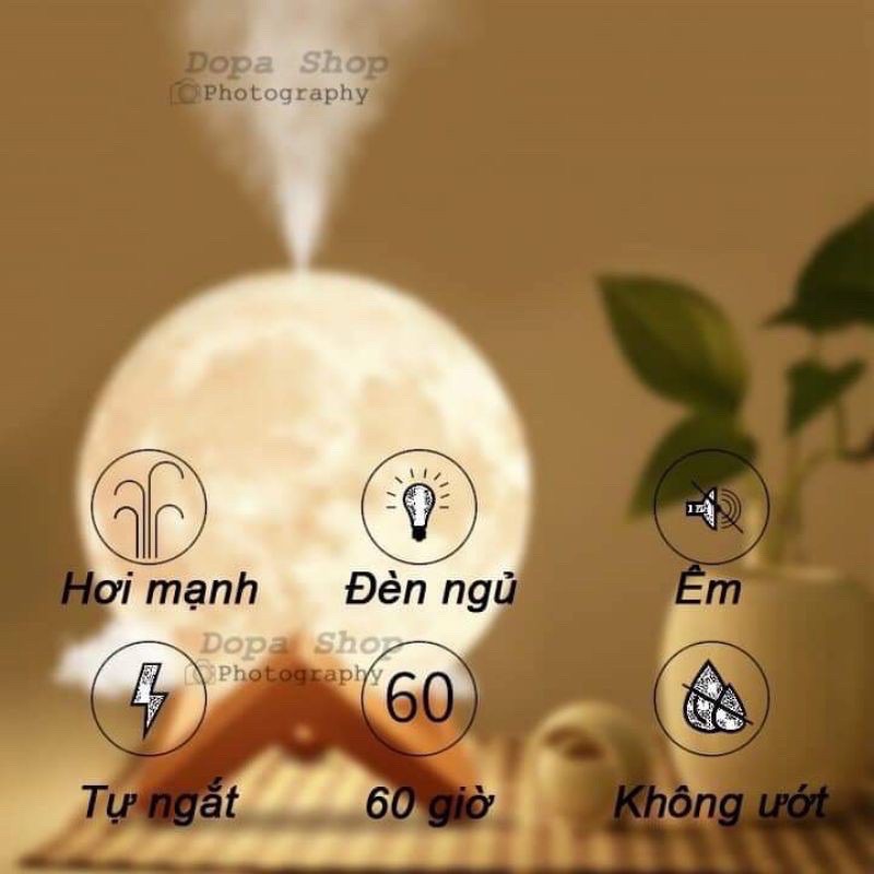 PHUN SƯƠNG TẠO ẨM MẶT TRĂNG 3D