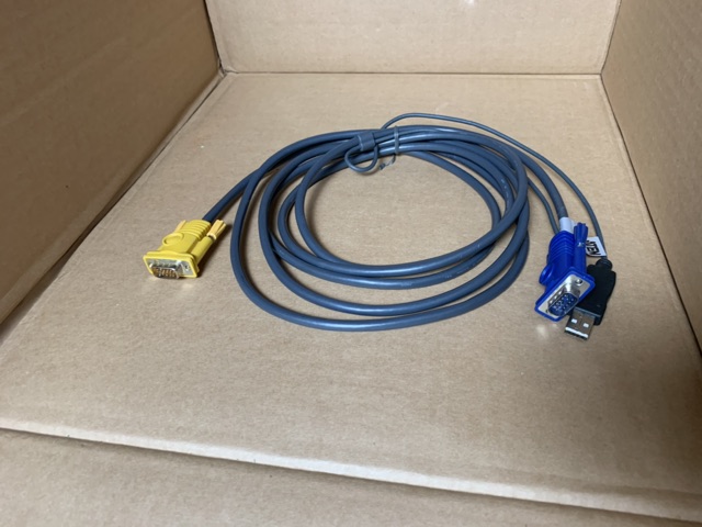 Aten 2L-5203UP Cáp KVM chuẩn USB to SPHD-15 Intelligent Cable- 3m