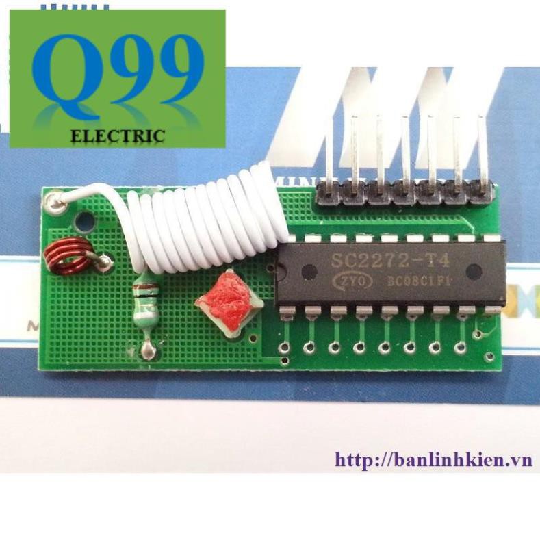 [Giá rẻ] [Q99] [Mô đun] Module Thu RF315 PT2272-T4 (Loại Cắm) zin HD1