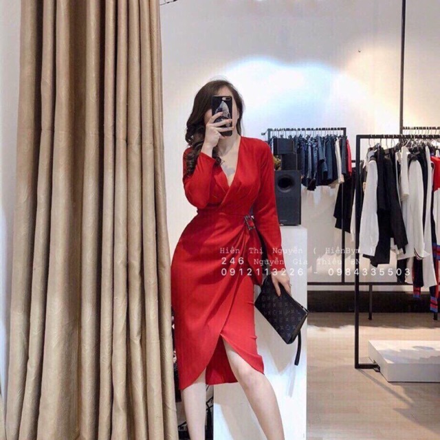 Váy dự tiệc sang chảnh màu đỏ