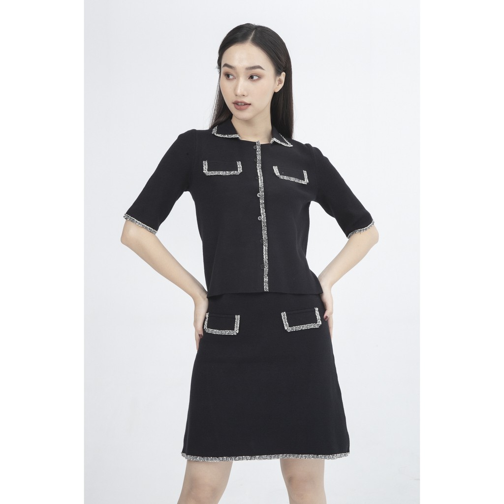 [Mã WABRLOW5 giảm 15% đơn 300K] IVY moda Chân Váy len dáng chữ A MS 30B7214 | BigBuy360 - bigbuy360.vn